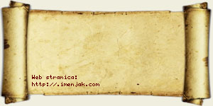 Tamara Eglenović vizit kartica